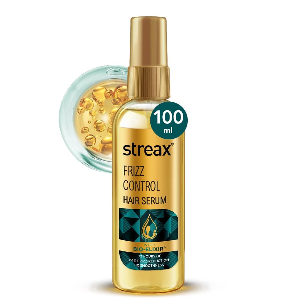 Streax Frizz Control Hair Serum for Dry Frizzy Hair