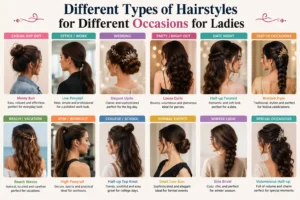 Read more about the article Different Types of Hairstyles for Different Occasions for Ladies