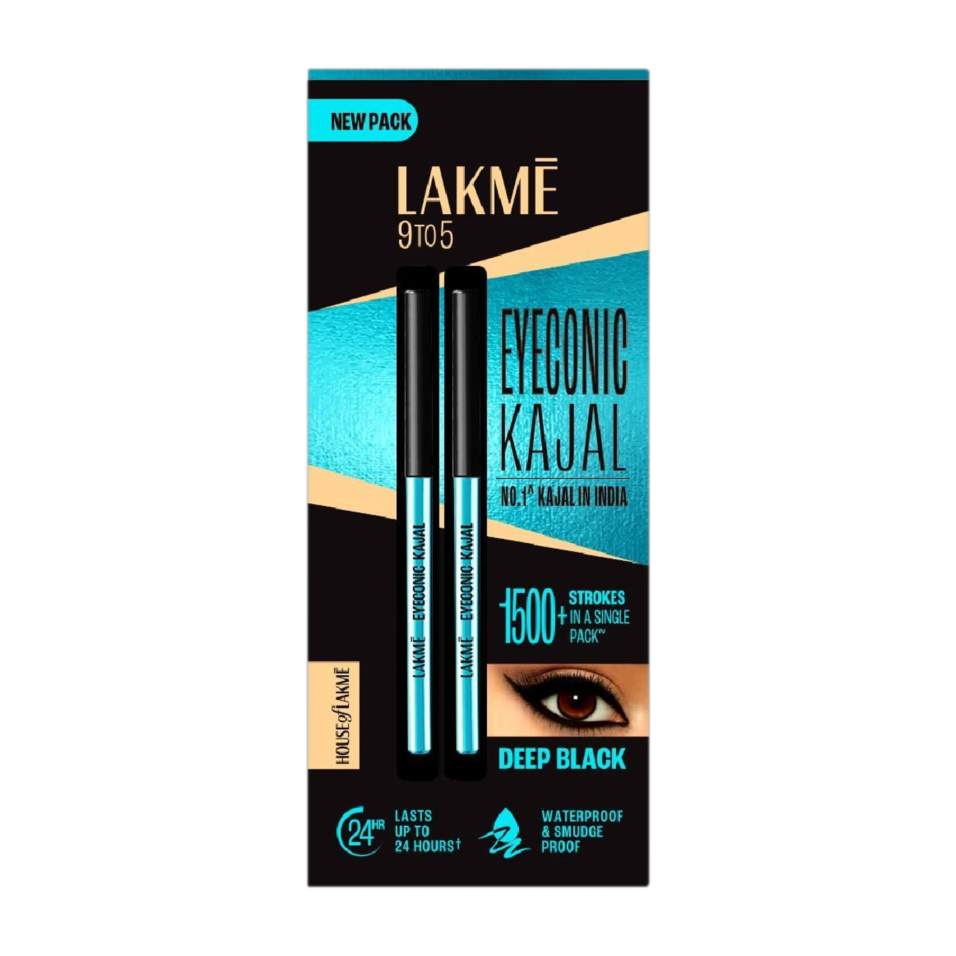 Lakmé 9 to 5 Eyeconic Kajal Twin Pack